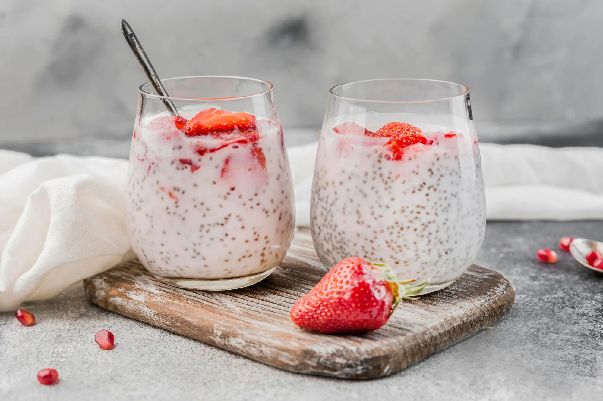 Pudim de Sementes de Chia
